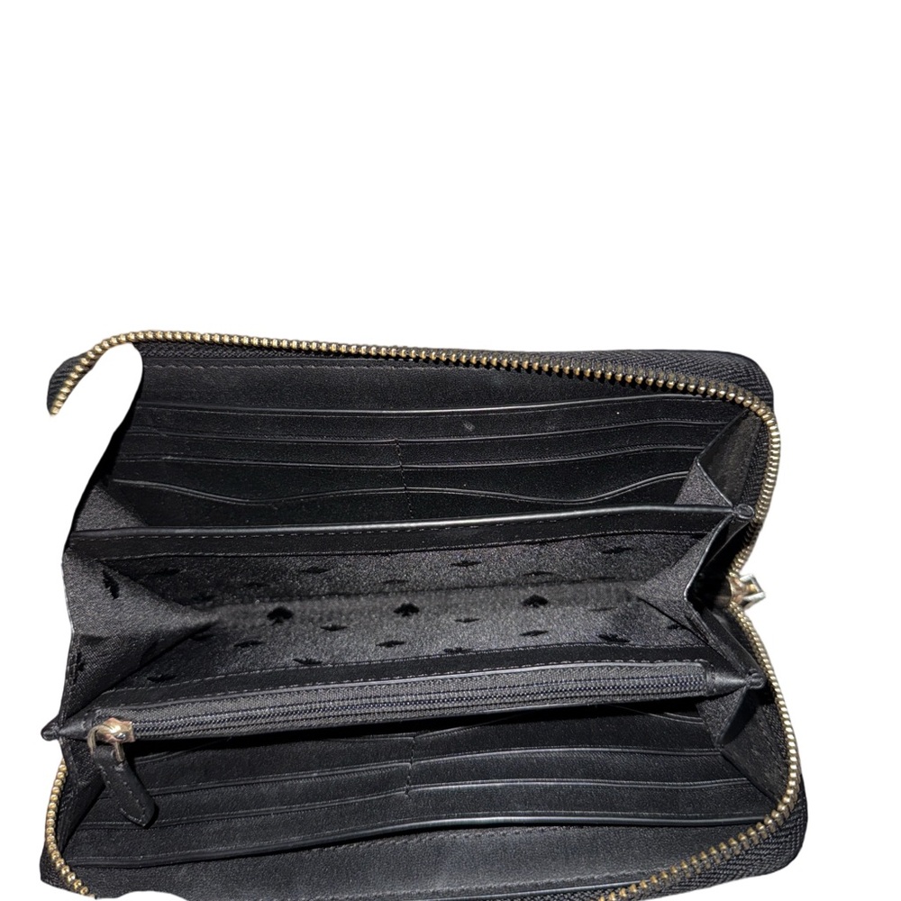 Kate Spade Black Zip Wallet - Picture 4 of 6